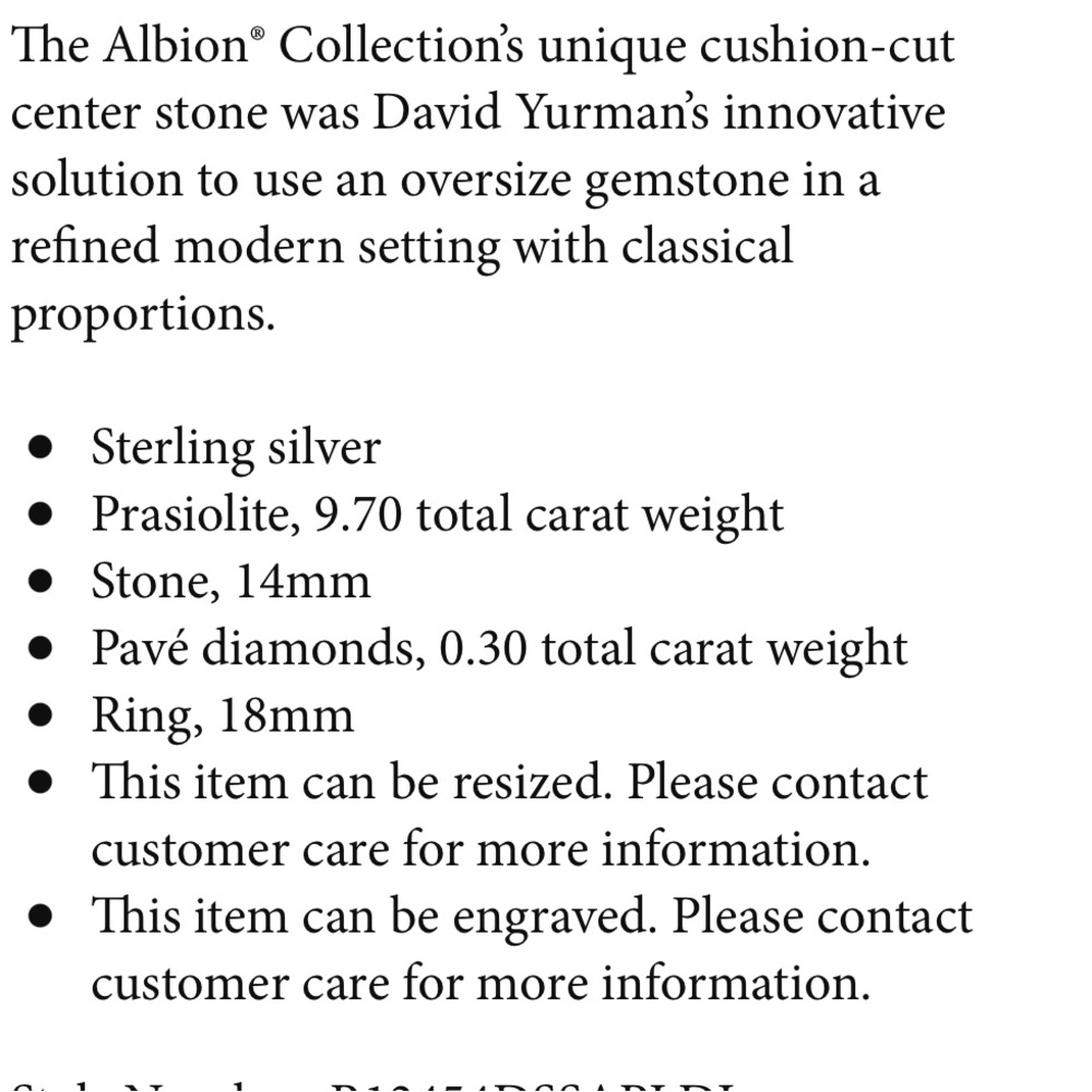 David Yurman Ring - Picture 6 of 6